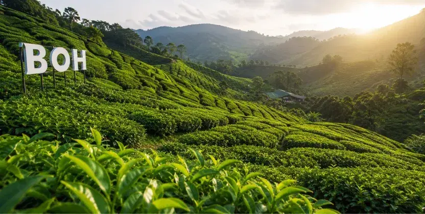 Lush BOH Tea Plantation showcasing why it is one of the top places to visit in Cameron Highlands
