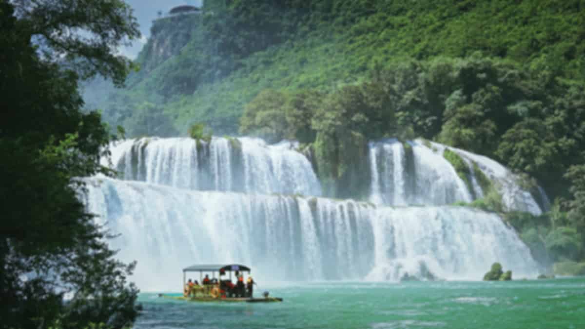Ban Gioc Waterfall in Vietnam
