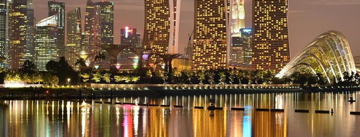 Skyline views in Singapore