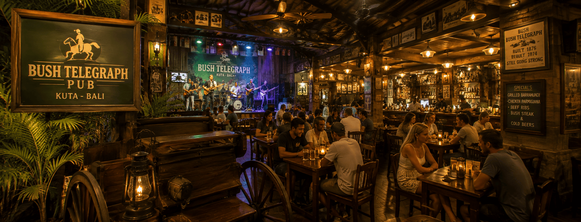 Bush Telegraph Pub, Kuta