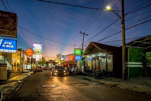 Eat street in Bali