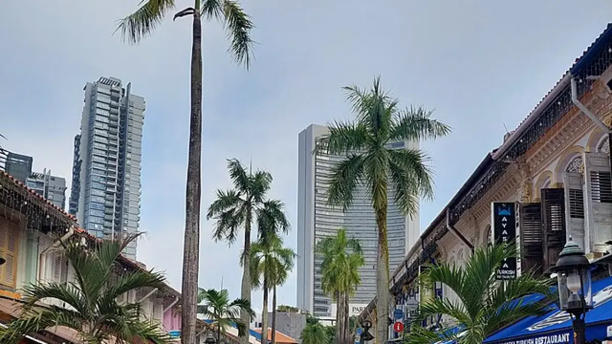 enjoy in Haji Lane in Singapore