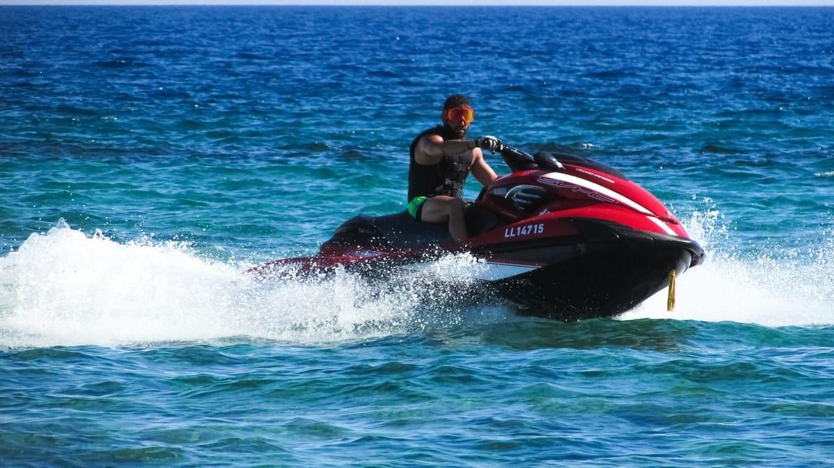 Jet skiing
