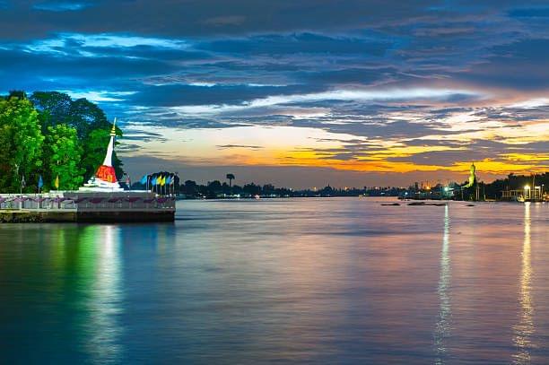 Koh Kret Island Floating Market