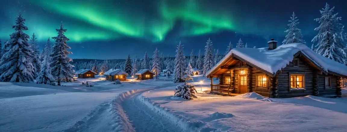 Northern lights in Lapland