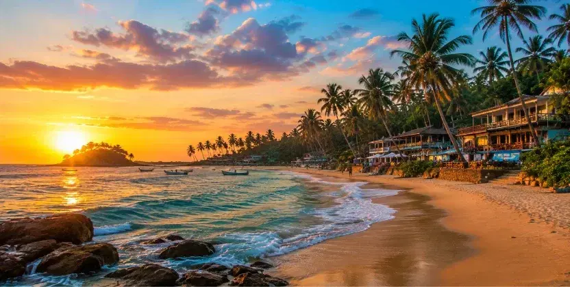 Mirissa Beach is one of the best places to visit in Sri Lanka for whale watching