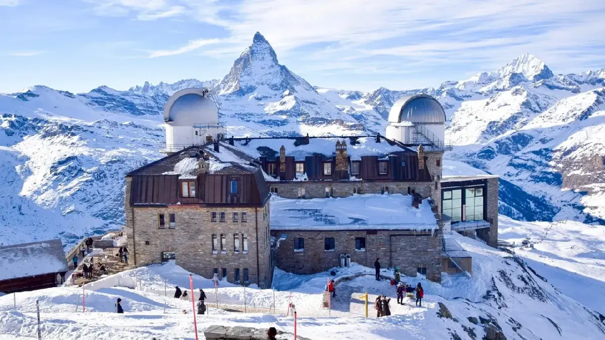 View of the Gornergrat viewing station