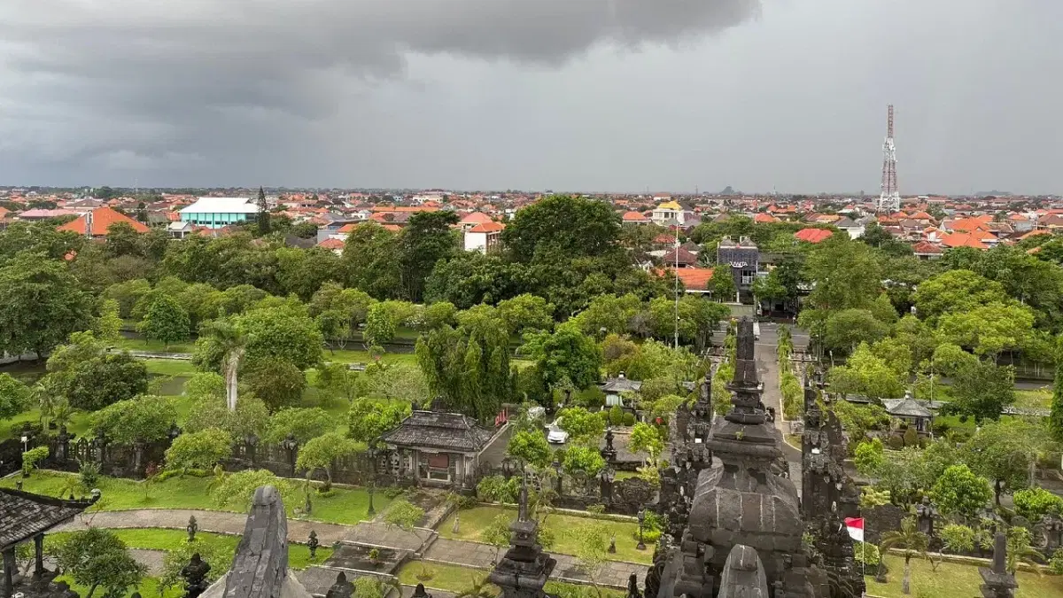 panoramic view of Denpasar