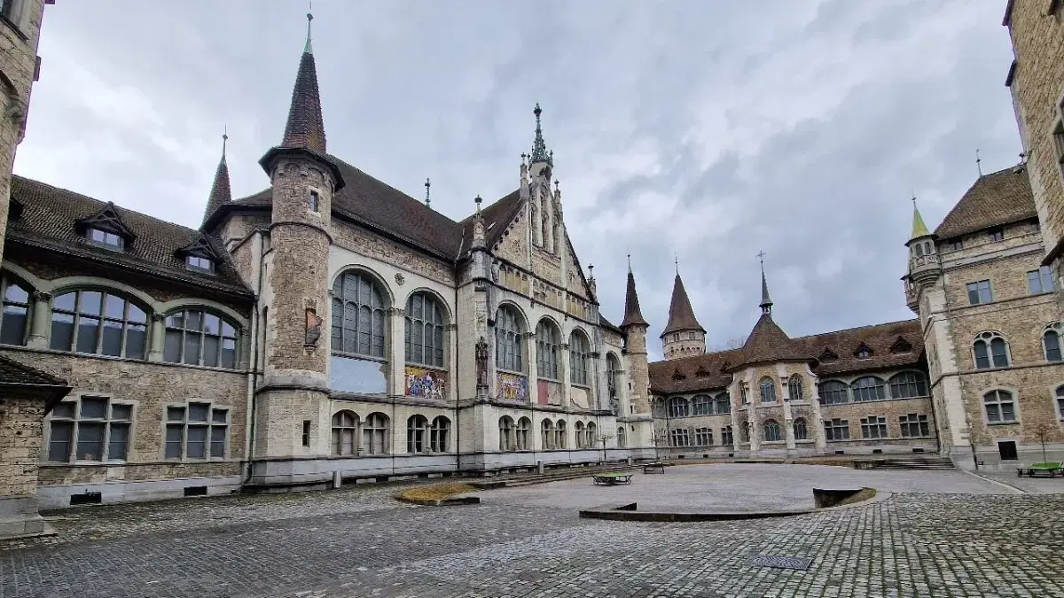 View of Swiss National Museum Zurich