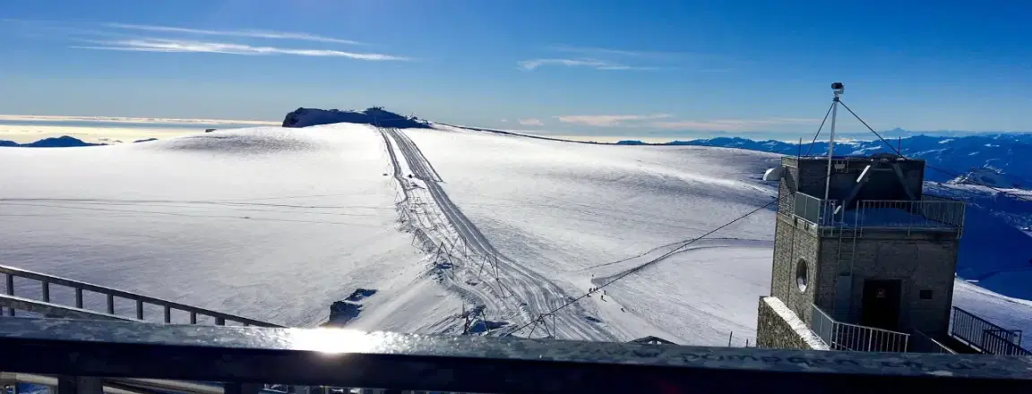 view from matterhorn glacier paradise in Zermatt