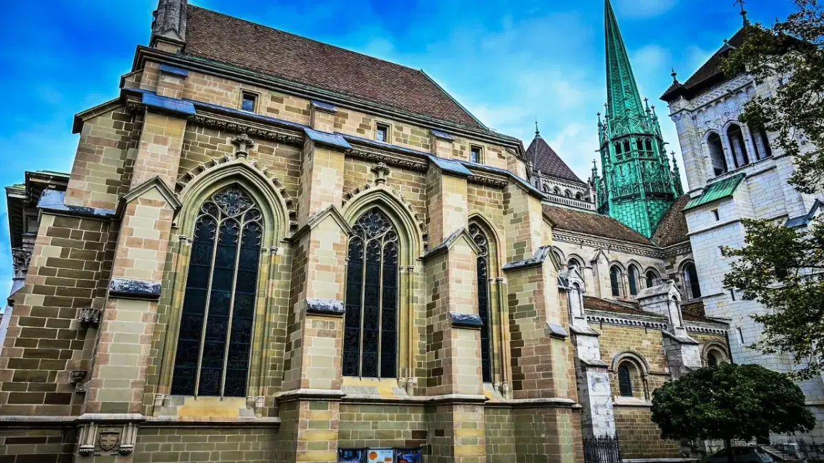 View of St. Pierre Cathedral