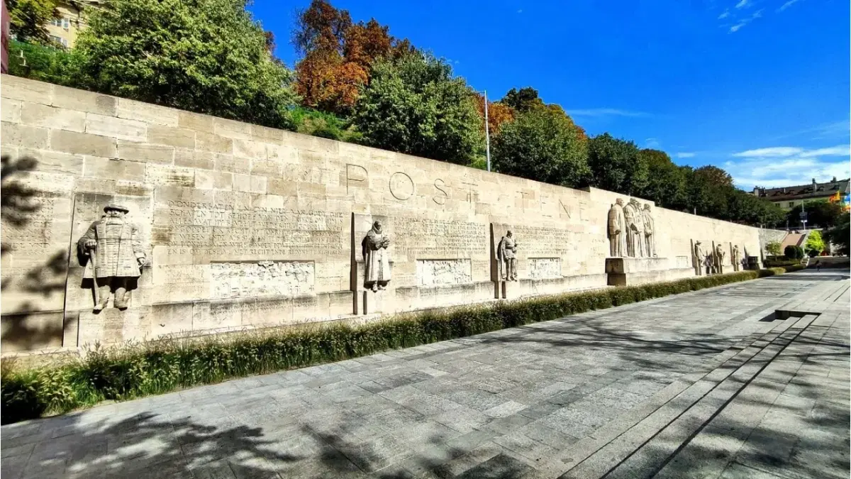 View of Reformation Wall in Geneva