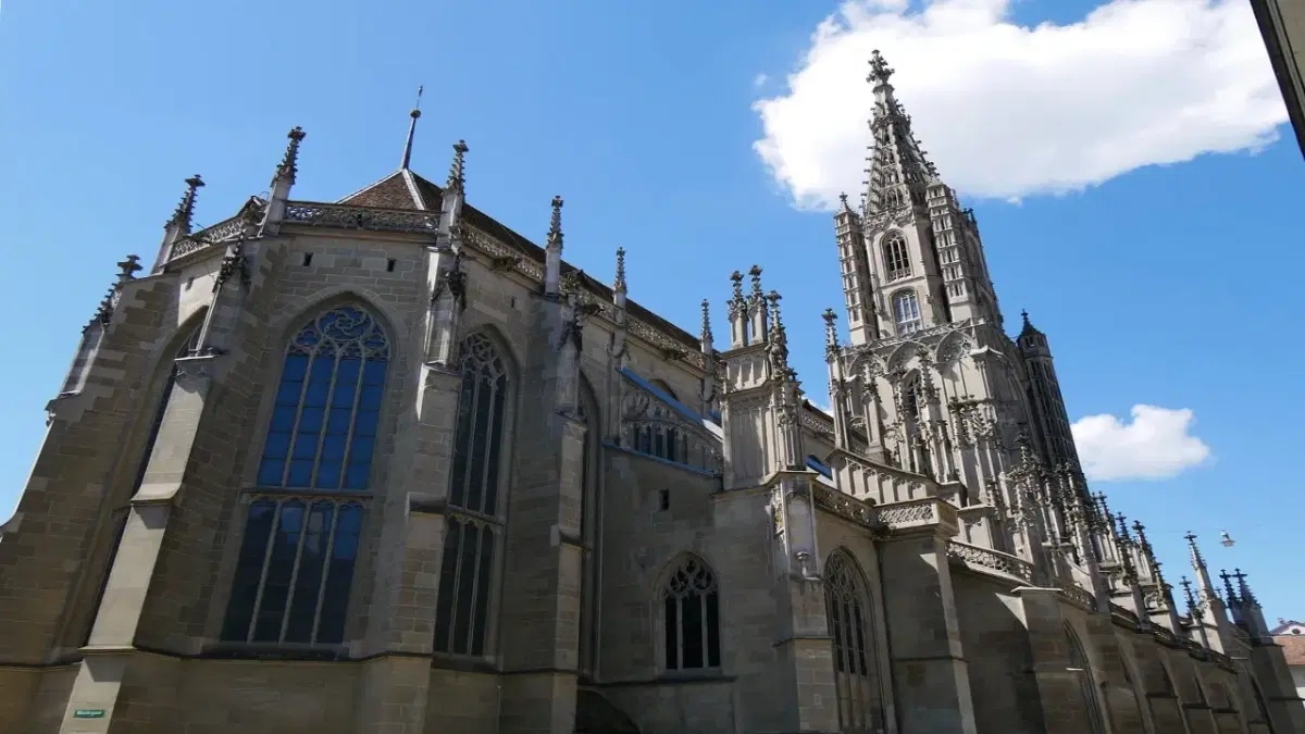 View of Bern Minster Cathedral