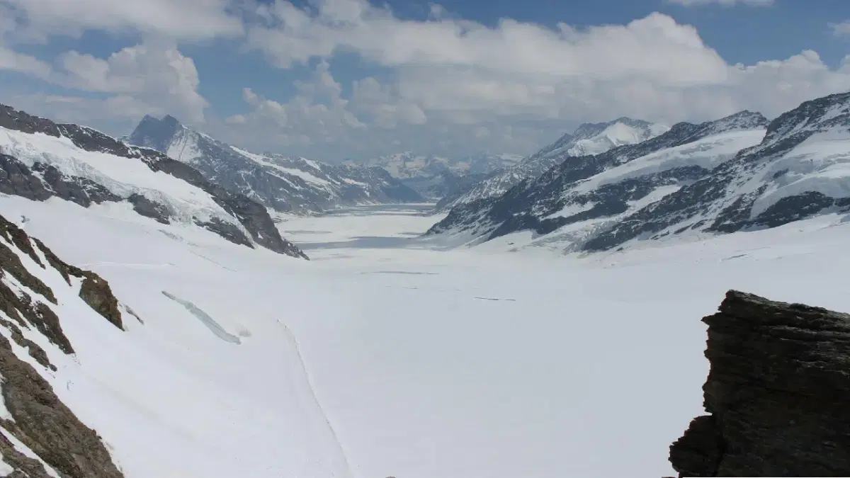 View of The Aletsch Glacier