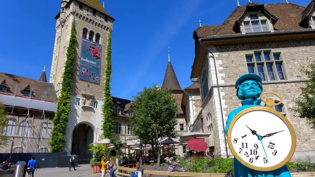 View of Swiss National Museum (Landesmuseum)