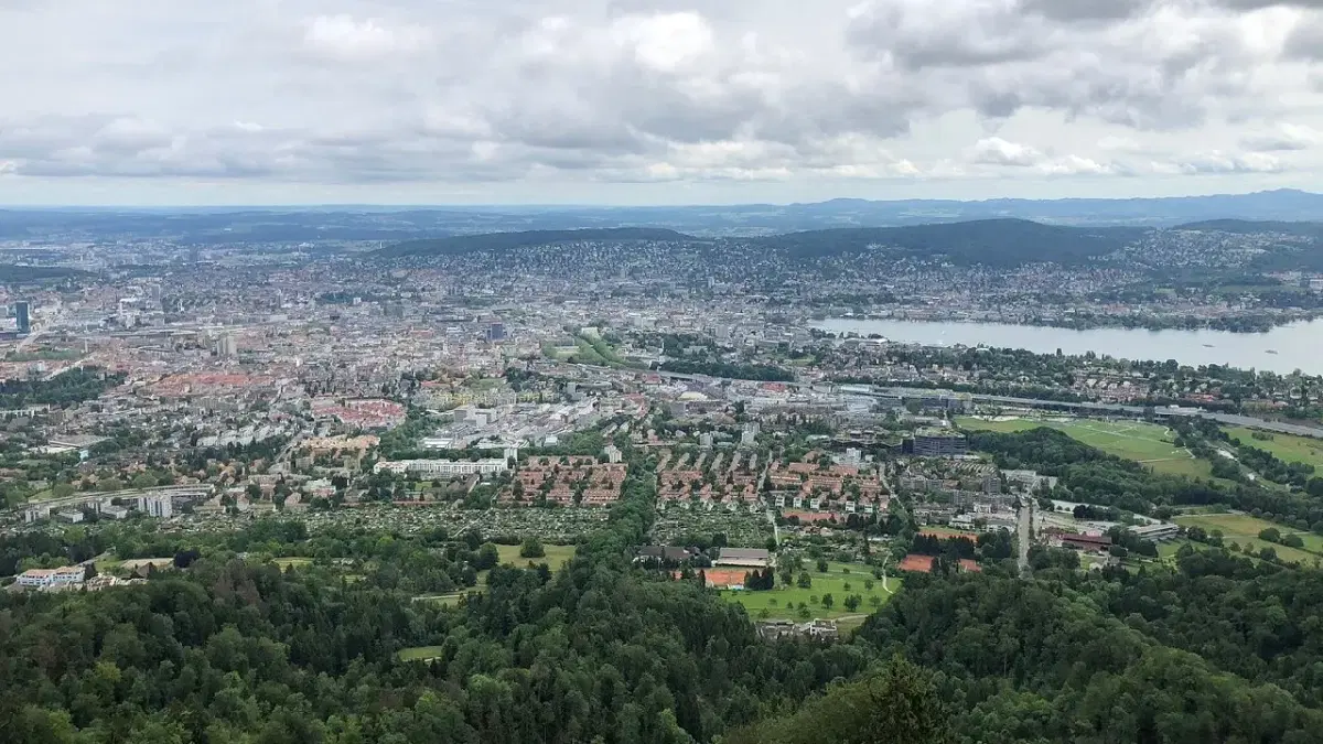 Top View of Uetliberg
