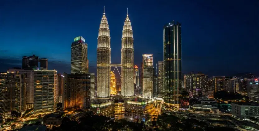 Petronas twin tower is one of the best places to visit in Kuala Lumpur