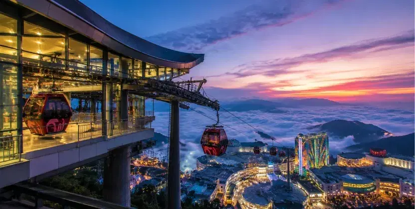 The final terminal at the summit of Genting Highland cable car