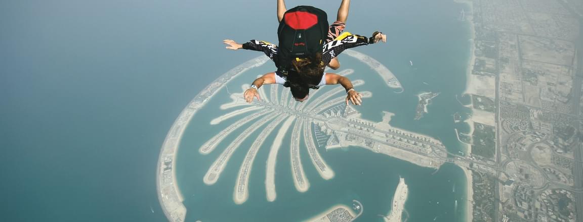 Skydiving in Palm Jumeirah