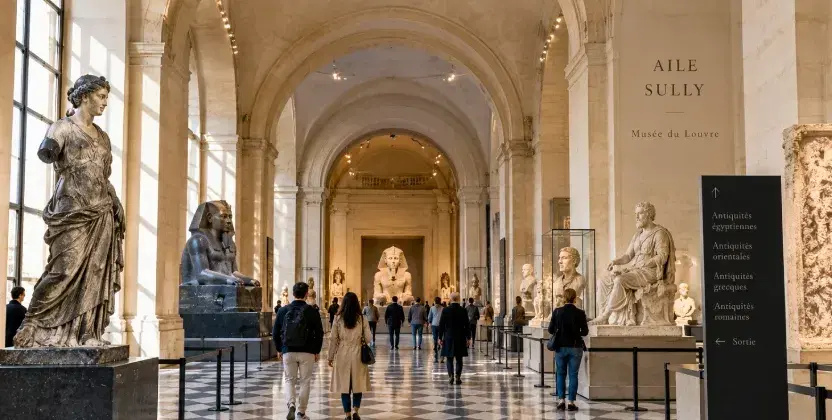 Explore the historical heart of the Louvre museum