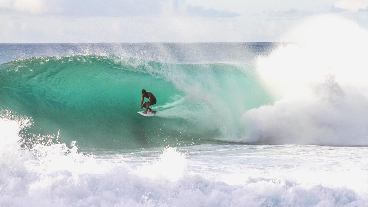 Surfing in Seminyak