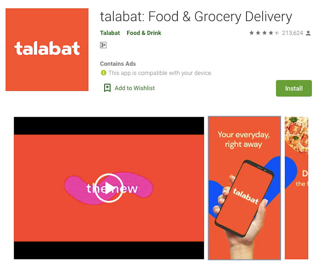 Talabat App