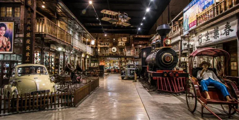 Time Tunnel Museum displaying nostalgic exhibits