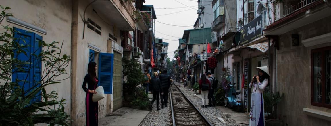 Train Street In Hanoi