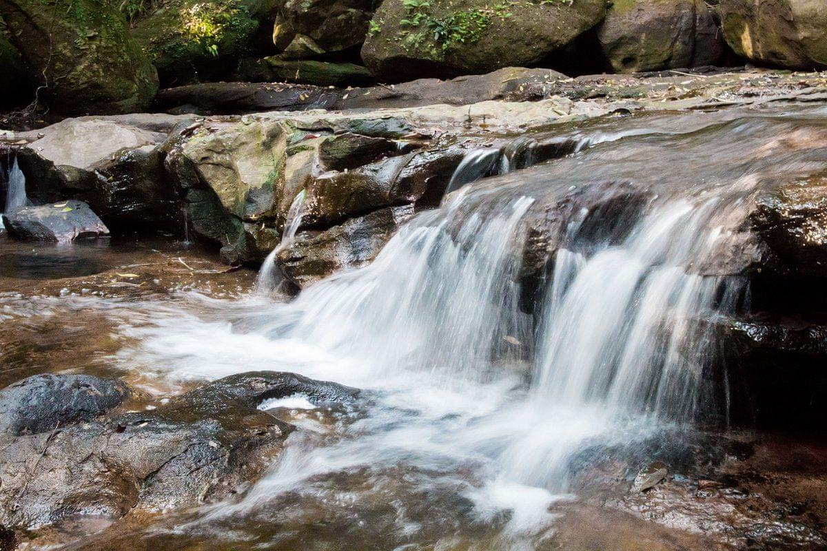 Tranh Stream and Waterfall