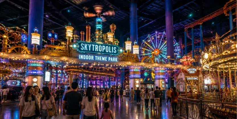 Enjoying at Skytropolis Indoor Theme Park is among the family friendly things to do in Genting Highlands