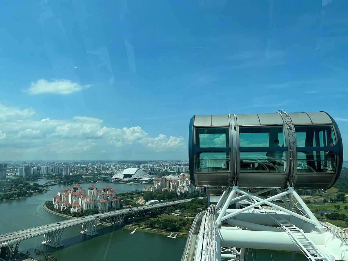 View from Singapore Flyer