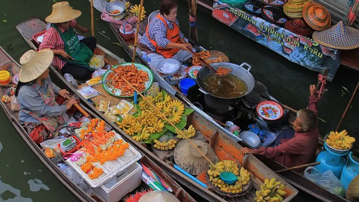 Floating markets Bangkok