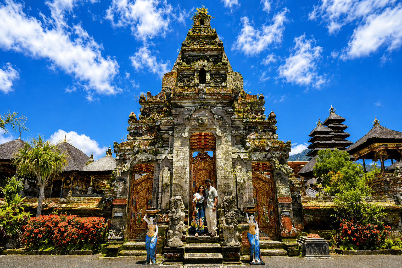 Tanah Lot, Ulun Danu Beratan and Bali Handara Gate Tour with Private Transfers