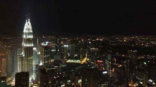 Kuala Lumpur city tour after dark with Dinner