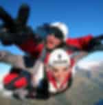 Tandem skydiving adventure exposed to brilliant views of the city