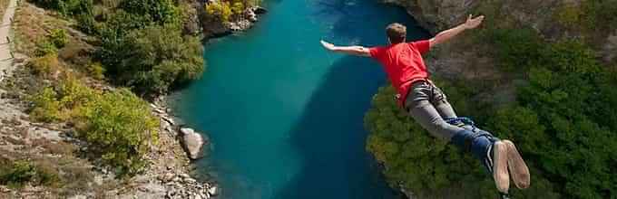 Adrenaline pumped up bungee jumping experience at Kawarau Bridge