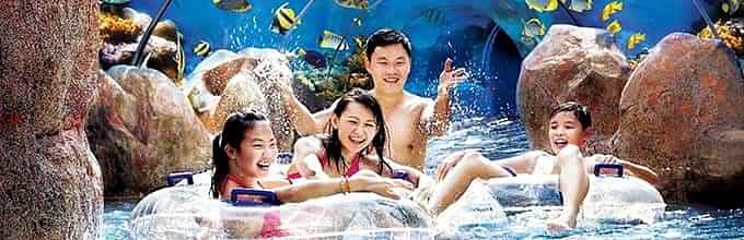 Universal Studios, S.E.A. Aquarium and Adventure Cove Waterpark