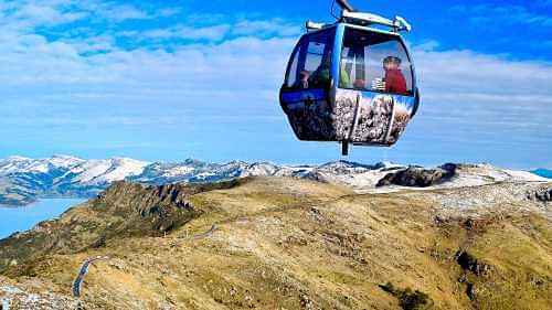 Port Hills gondola experience exposed to amazing vistas with 360-degree views across the Canterbury Plains