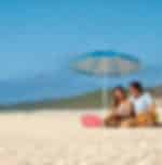 A happy timeout at Whitehaven Beach with a boat-ride on aquamarine waters