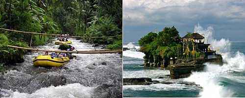 Combo: Ayung River Rafting + Ubud Trail (Nt possible)