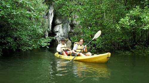 Deep mangrove and canyon Kayak Tour in Krabi