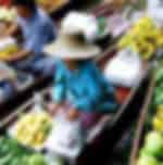 Shop at a lower cost at the native works at Damnoen Saduak Floating Market