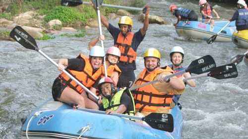 White water rafting and a four wheel-drive adventure