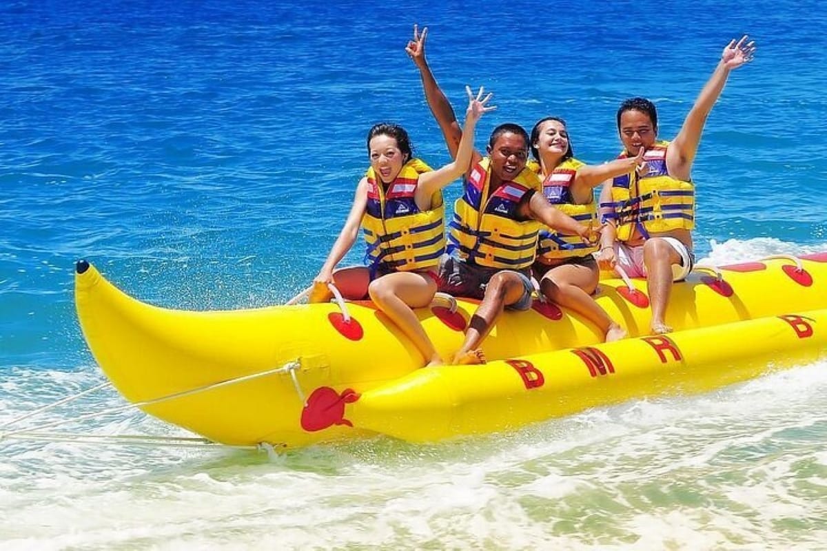 Bali Water Sports Adventure with Indian Lunch and Private Transfers