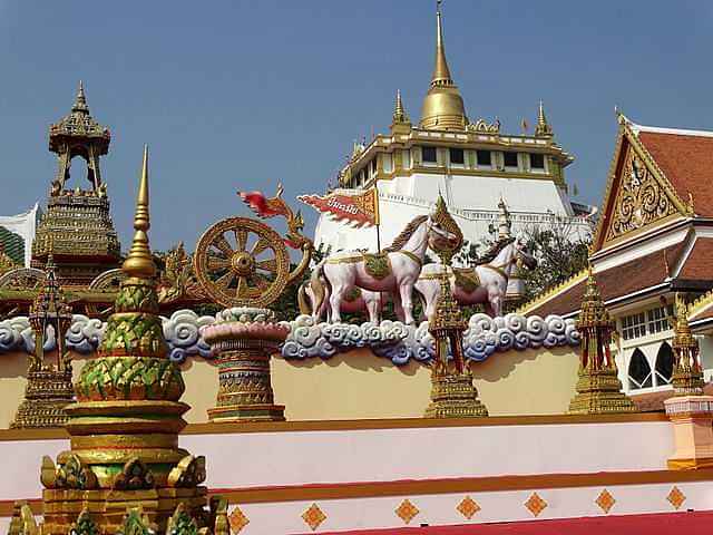 Wat Saket - Check out the all time beautiful traditional Buddhist temple