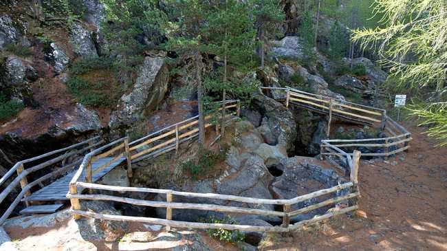 Visit Dossen glacier garden