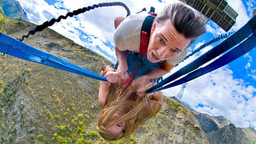 Tandem Nevis Swing jump - Eye-watering speeds and unnerving heights at Queenstown 