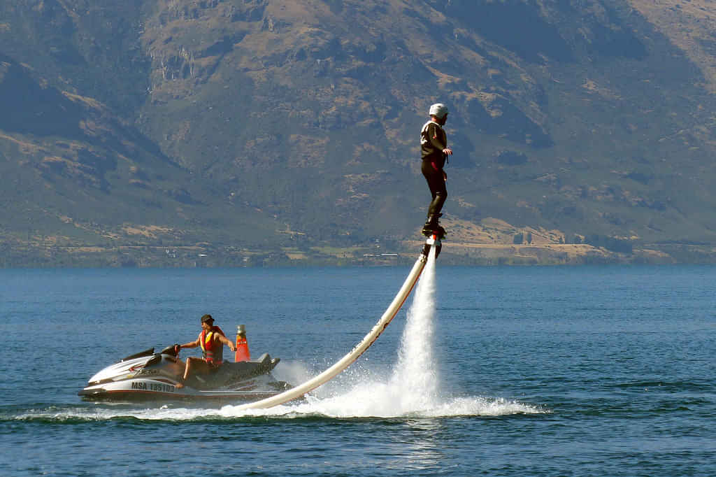 Enthralling flyboard experience in Queenstown 