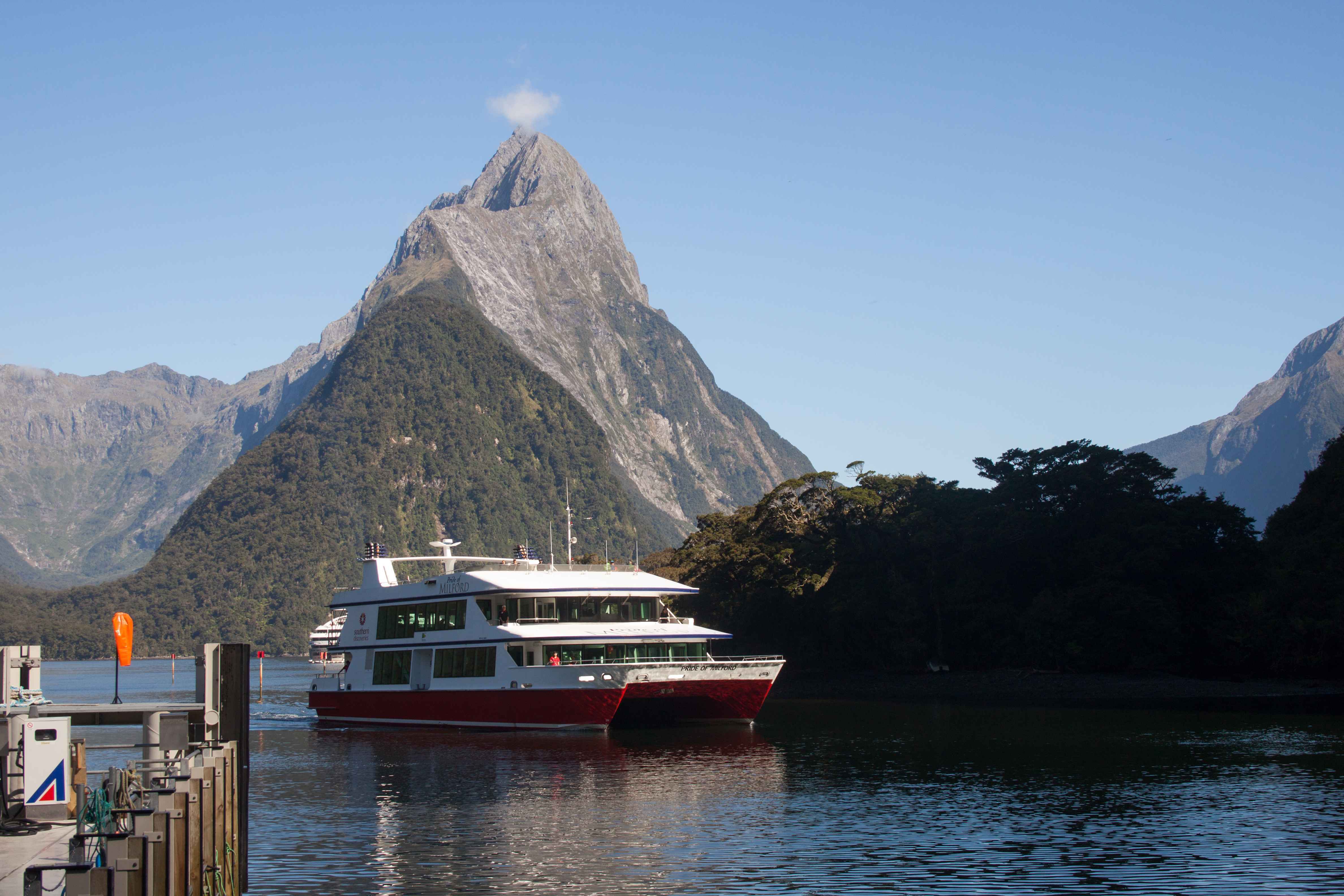 Luxuriating in the beauty of Milford Sound on the way to Queenstown