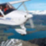 Exciting trial flight over Wanaka township and Lake Wanaka